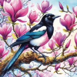 JACAROU - MAGPIE 30CM X 30CM - DIAMOND DOTZ